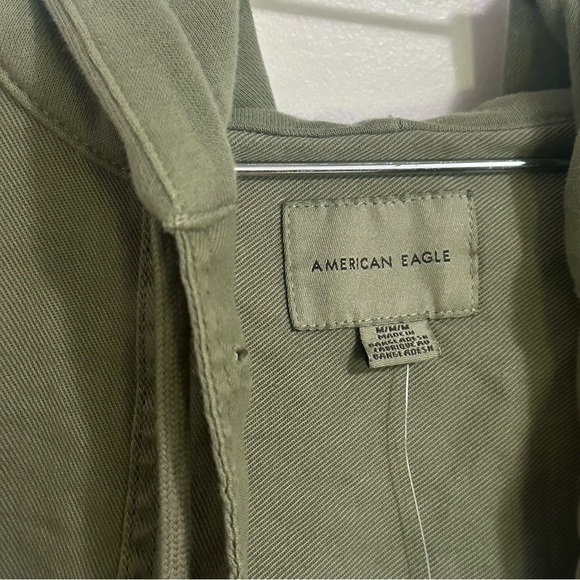 NWT American Eagle Hooded Utility Jacket Medium - Picture 4 of 4